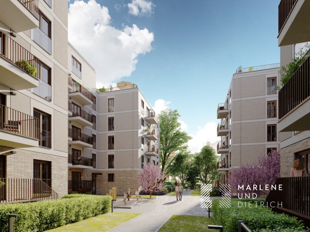 Engel & Völkers Cross-Selling PV Familienwohnungen in Friedenauer Neubauprojekt Marlene und Dietrich