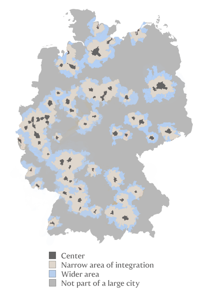 City areas in Germany