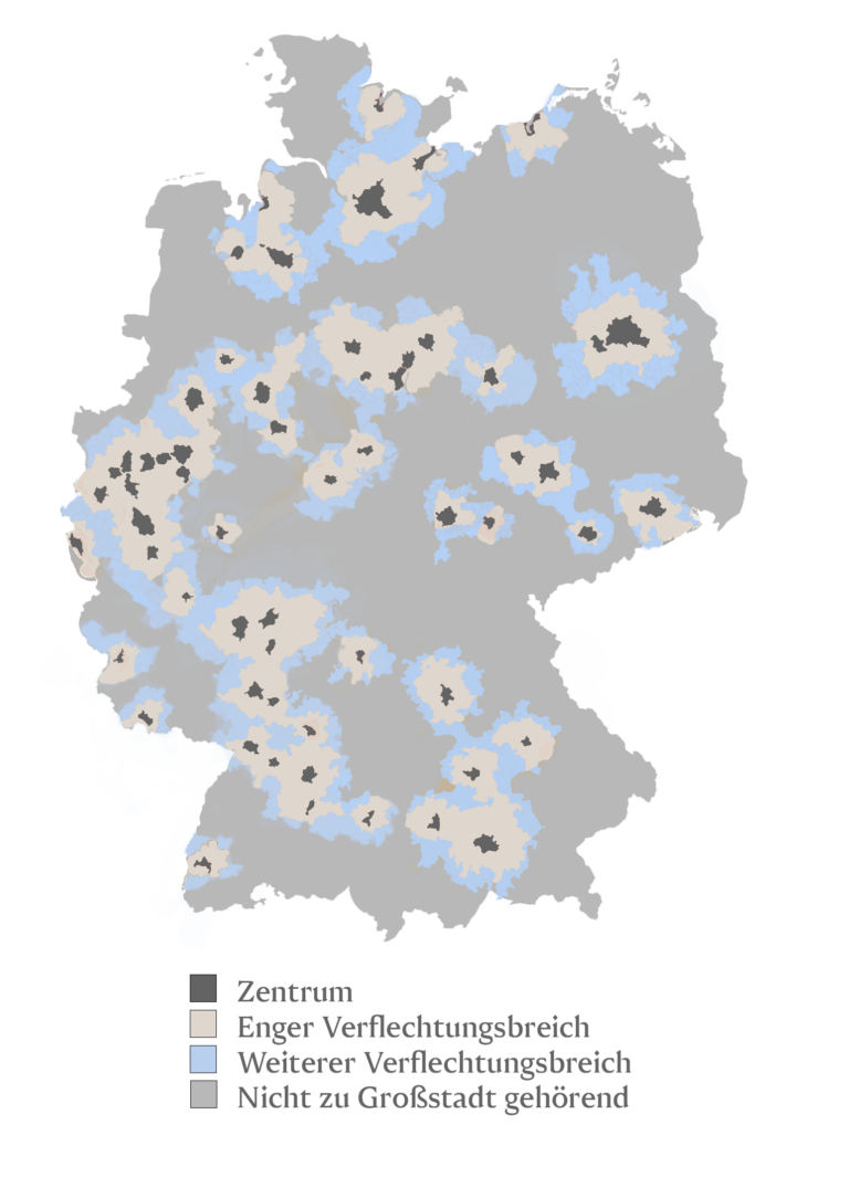 Großstadtgebiete in Deutschland